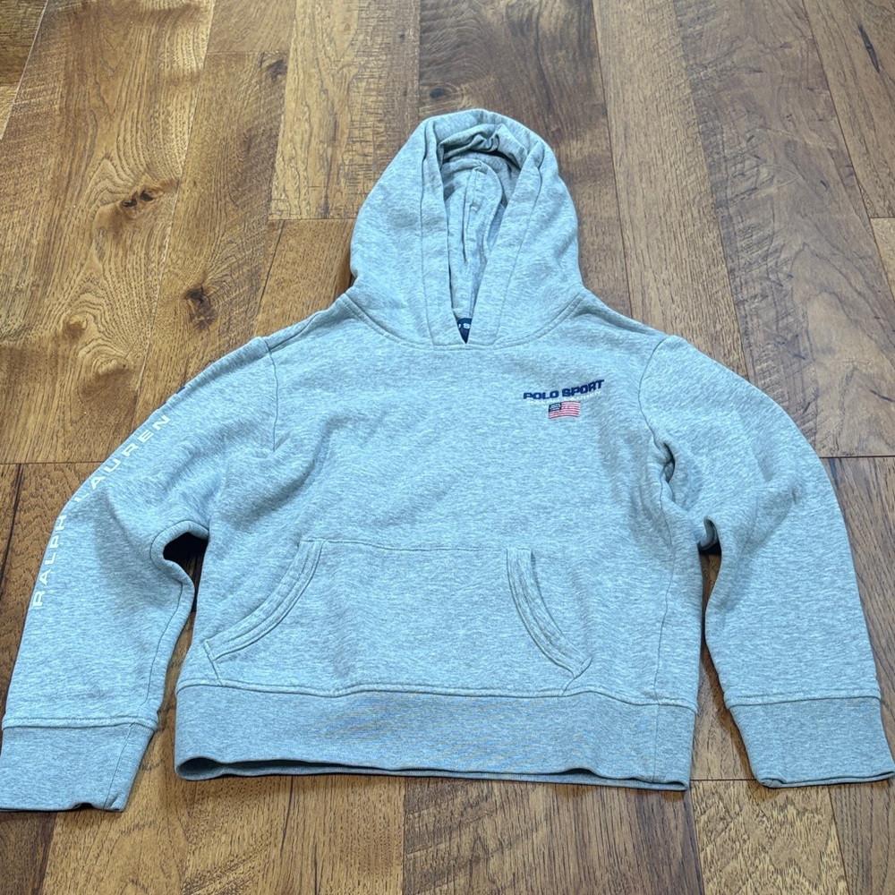Polo Sport Ralph Lauren Boy’s Grey Hoodie Size S (8)